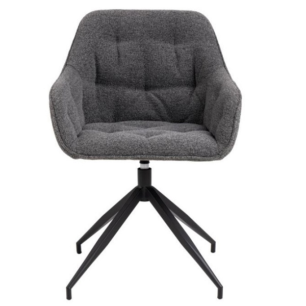 Krzesło Brooke obrotowe antracytowe Monza - ACTONA